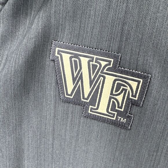Wake Forest Jacket Mens Small Demon Deacons Gray Full Zip Team On Field Nike - Picture 3 of 14